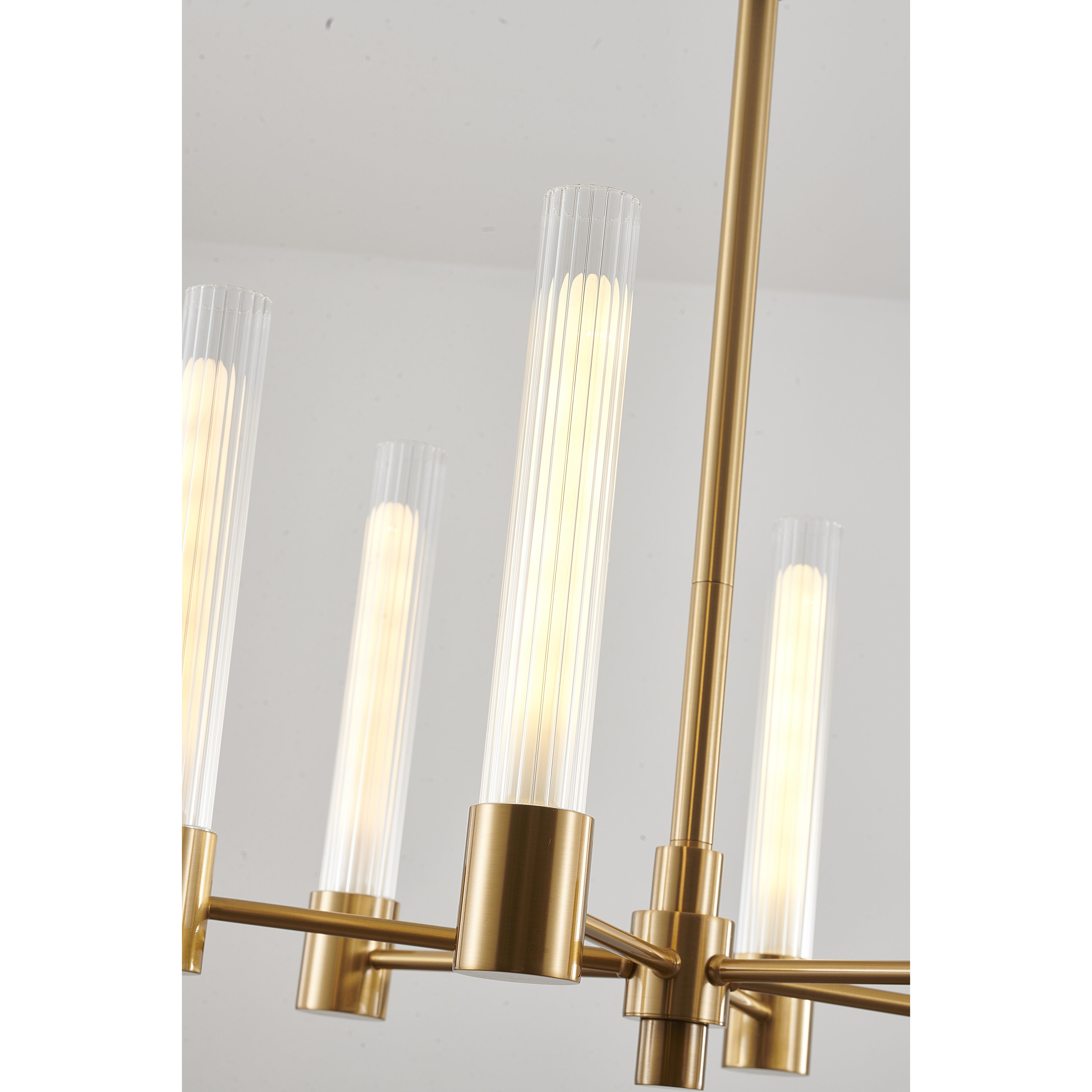 Canada 6 Light 26 inch Brass Chandelier Ceiling Light
