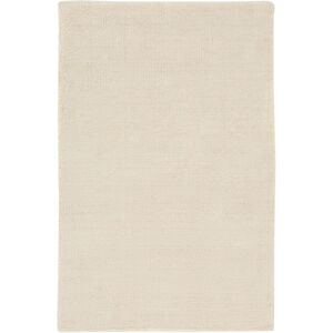 Pure 36 X 24 inch Neutral Area Rug, Bamboo Silk and Cotton