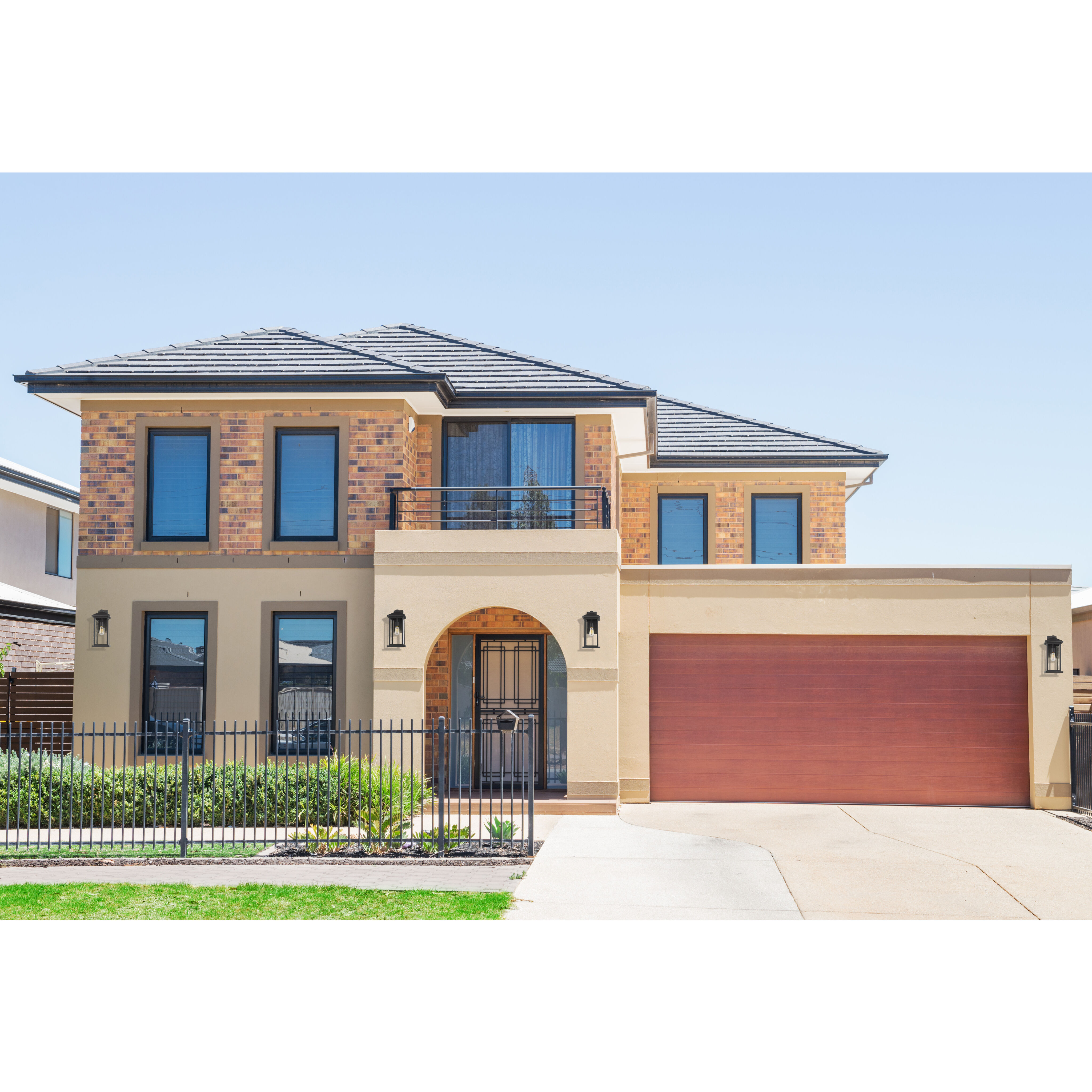 Portland 1 Light 18 inch Black Outdoor Wall Light in Clear Beveled Glass