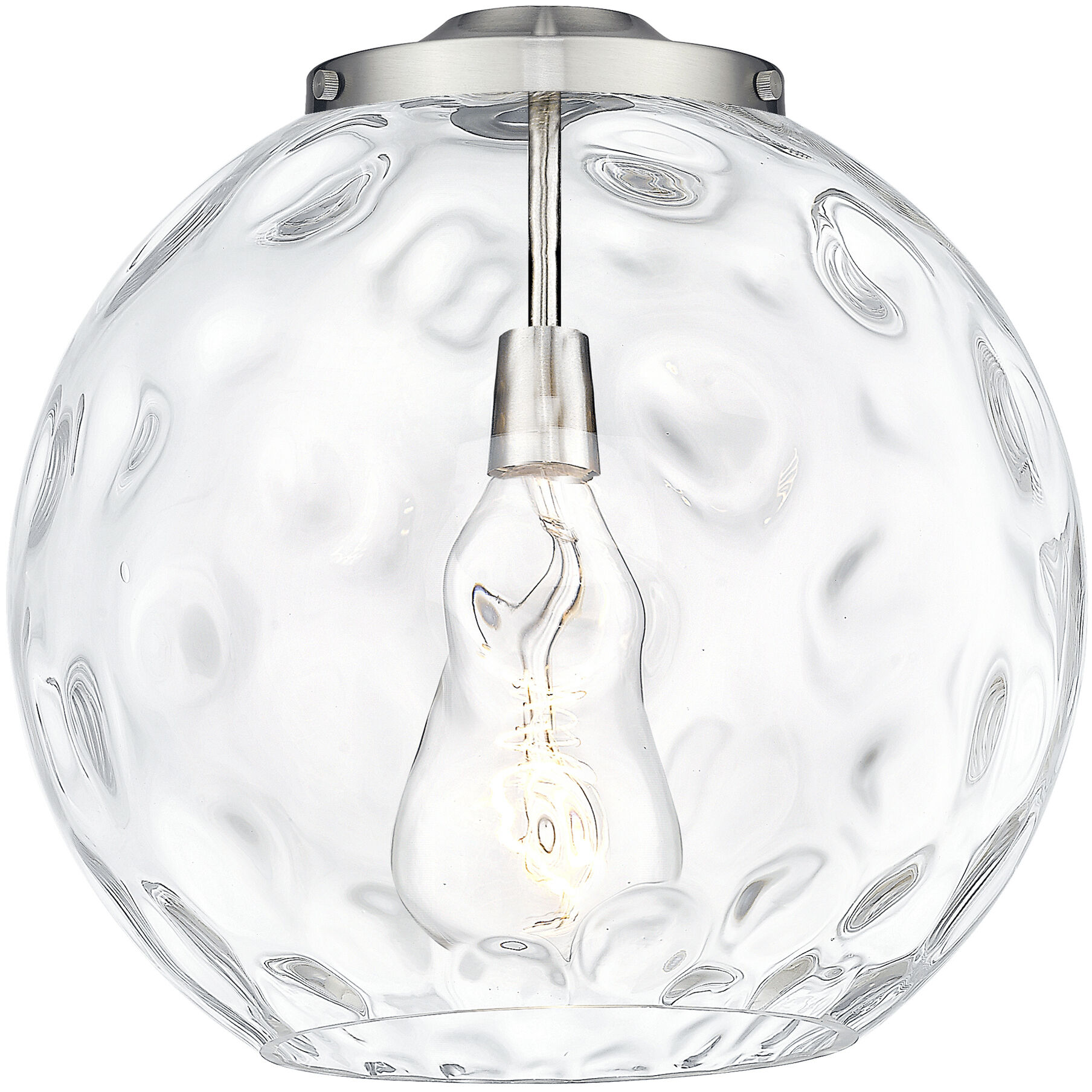 Ballston Athens Water Glass LED 15.75 inch Satin Gold Statement Pendant Ceiling Light