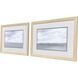 Misty Plain Gray and White Framed Art, Propac