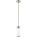 Hillcrest 1 Light 5 inch Brushed Nickel Mini Pendant Ceiling Light