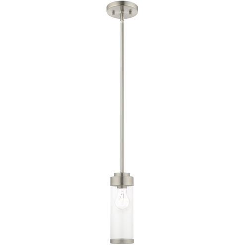 Hillcrest 1 Light 5 inch Brushed Nickel Mini Pendant Ceiling Light
