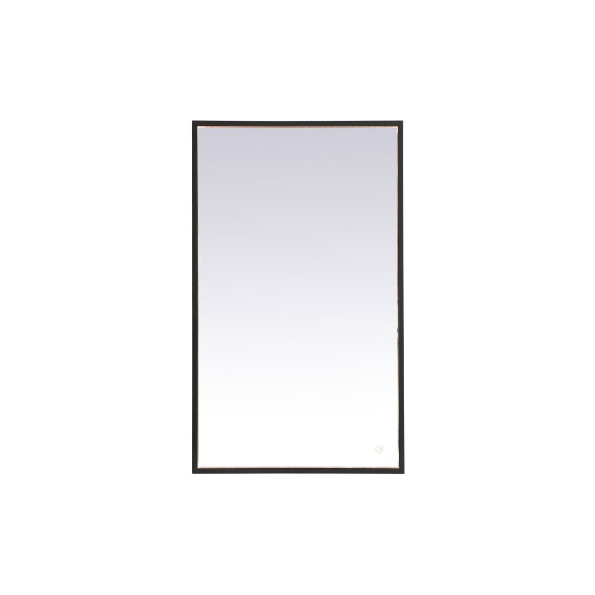 Pier 30 X 24 inch Black LED Mirror