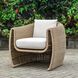 Tropic Golden Flax and Oyster White Outdoor Lounge Chair