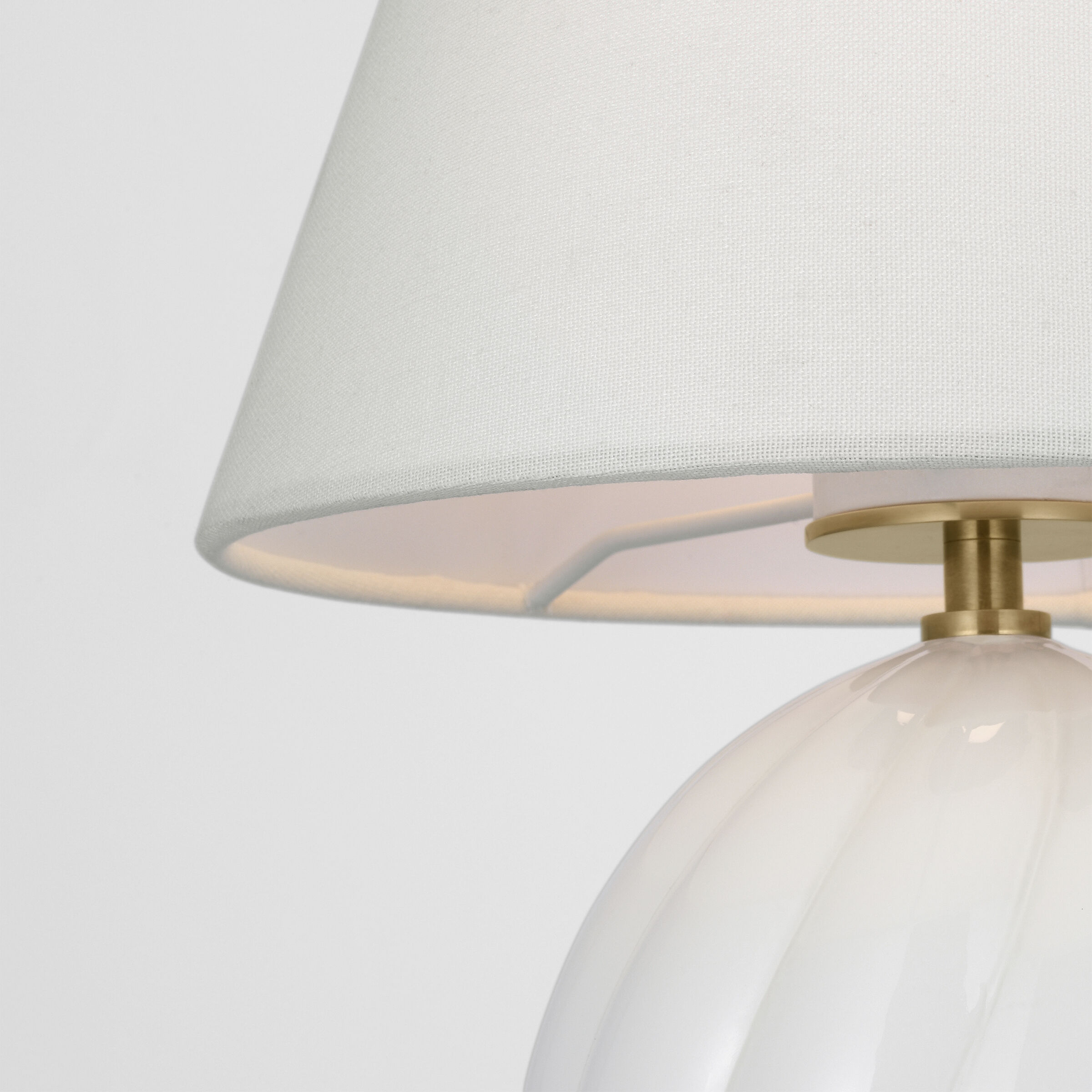 Julie Neill Talia 13 inch 2.00 watt White Glass Cordless Accent Lamp Portable Light