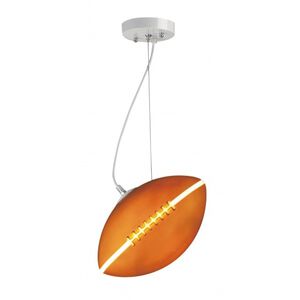 Canada 1 Light 7 inch Orange Pendant Ceiling Light