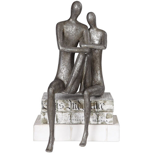 Courtship Antique Nickel Figurine