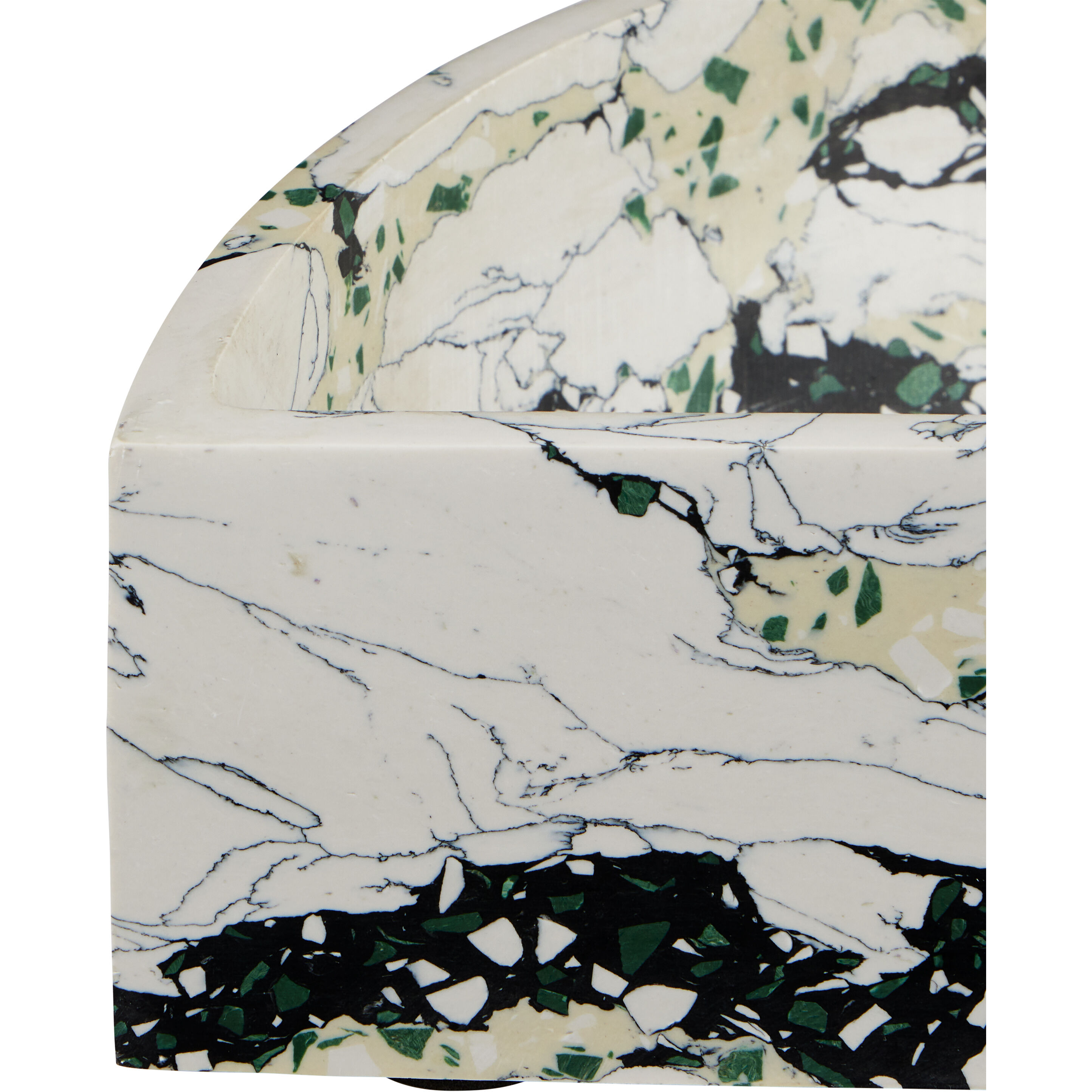 Fossey White/Black Tray