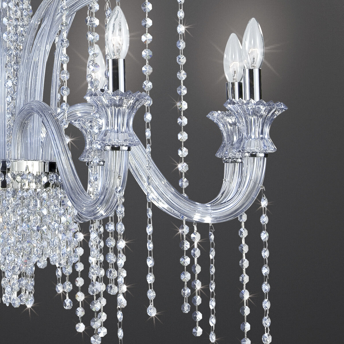 Nava 3 Light 23 inch Chrome Chandelier Ceiling Light