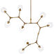 Cavoli 9 Light 79 inch Brass Chandelier Ceiling Light