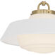 Xander 1 Light 16 inch Vibrant Gold Pendant Ceiling Light