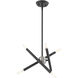 Soho 6 Light 13 inch Scandinavian Gray Chandelier Ceiling Light