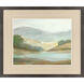 Plein Air Hills Blue and Green and Brown Framed Art