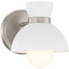Stella 1 Light 7 inch Brushed Nickel Wall Sconce Wall Light