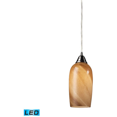 Capitola LED 5 inch Satin Nickel Mini Pendant Ceiling Light