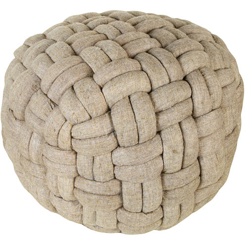 Bronya 15 inch Brown Pouf