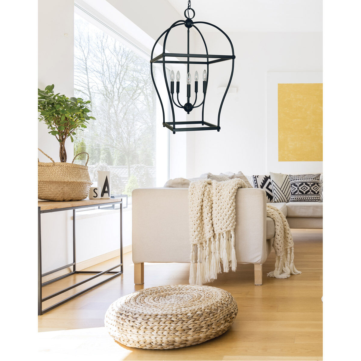 Kenmare 5 Light 18 inch Matte Black Dining Chandelier Ceiling Light