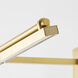 Sean Lavin Kal 19.4 watt 24 inch Natural Brass Picture Light Wall Light