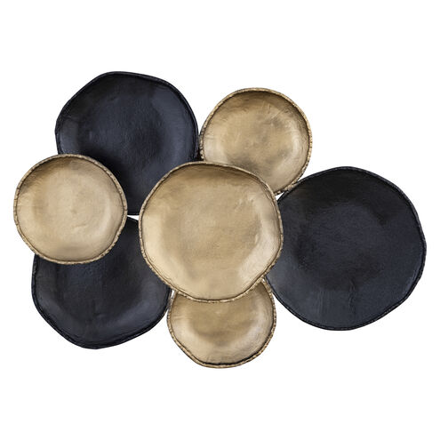 Perla Gold with Dark Brass Dimensional Wall Art