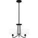 Ainsdale 3 Light 18 inch Matte Black Pendant Ceiling Light