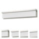 Almeria LED 24.75 inch Brushed Steel Vanity Light Wall Light