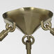 AERIN Rhine LED 36 inch Hand-Rubbed Antique Brass Ring Chandelier Ceiling Light