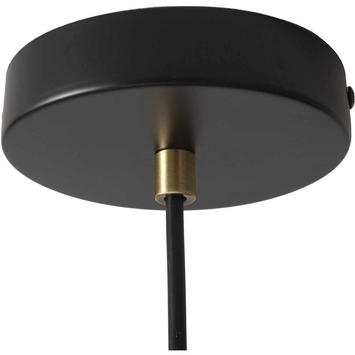 Rancho Mirage LED 15 inch Matte Black and Weathered Brass Pendant Ceiling Light, Large