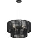 Acordia 4 Light 20 inch Black Pendant Chandelier Ceiling Light