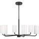 Rhett 6 Light 32 inch Midnight Black Chandelier Ceiling Light