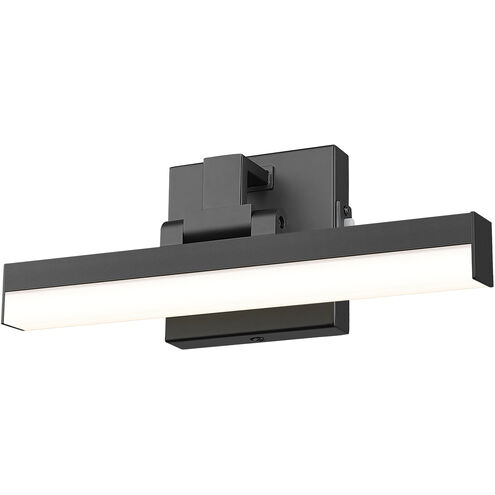 Liam LED 13 inch Matte Black Vanity Wall Light