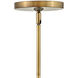 Palma 4 Light 16 inch Heritage Brass Indoor Chandelier Ceiling Light