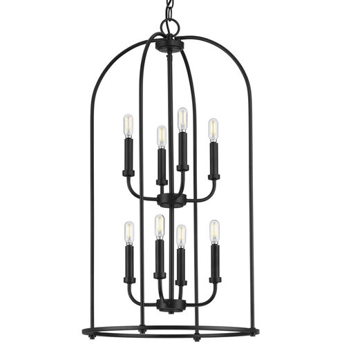 Leyden 8 Light 18 inch Matte Black Foyer Pendant Ceiling Light