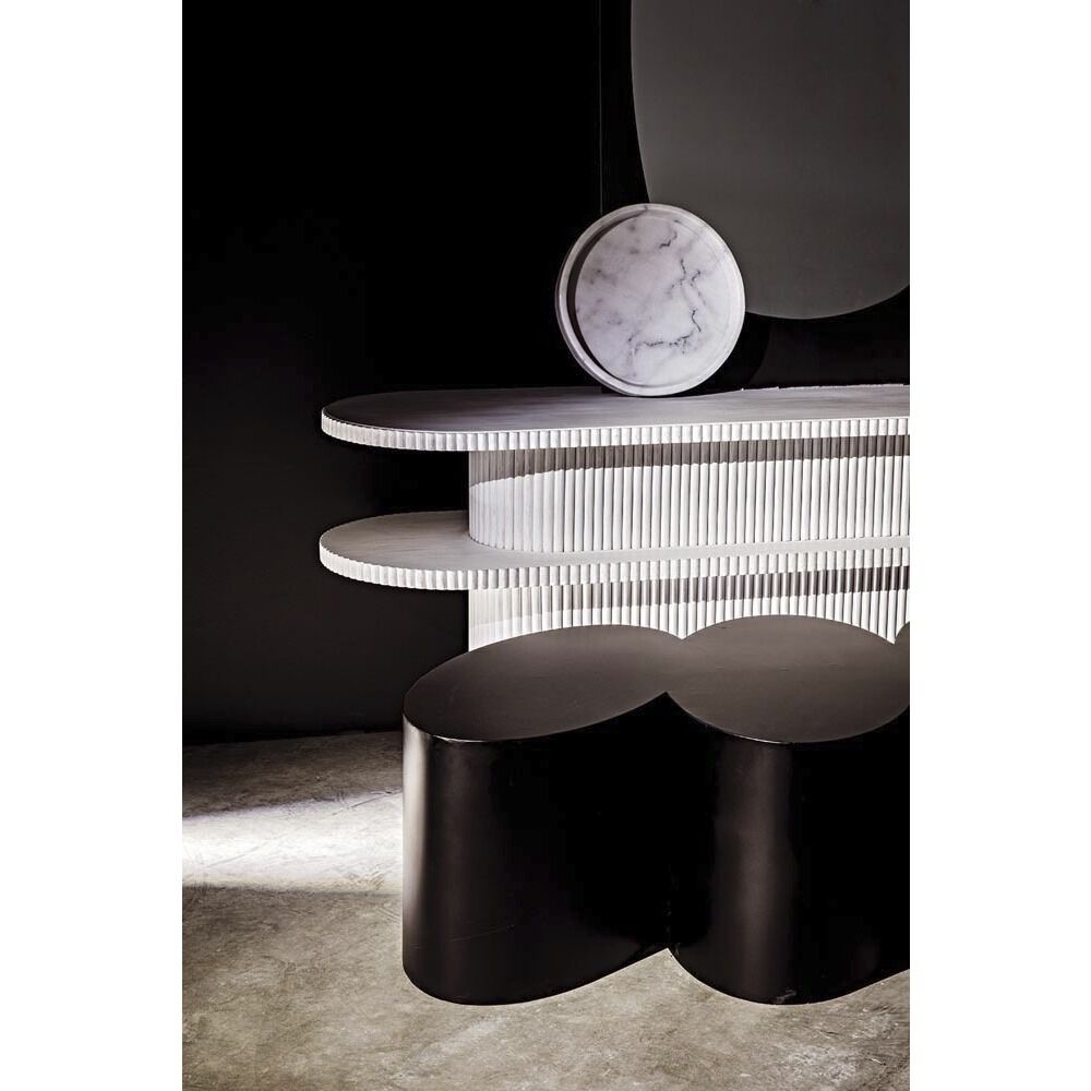 Parker 84 X 22 inch White Wash Console