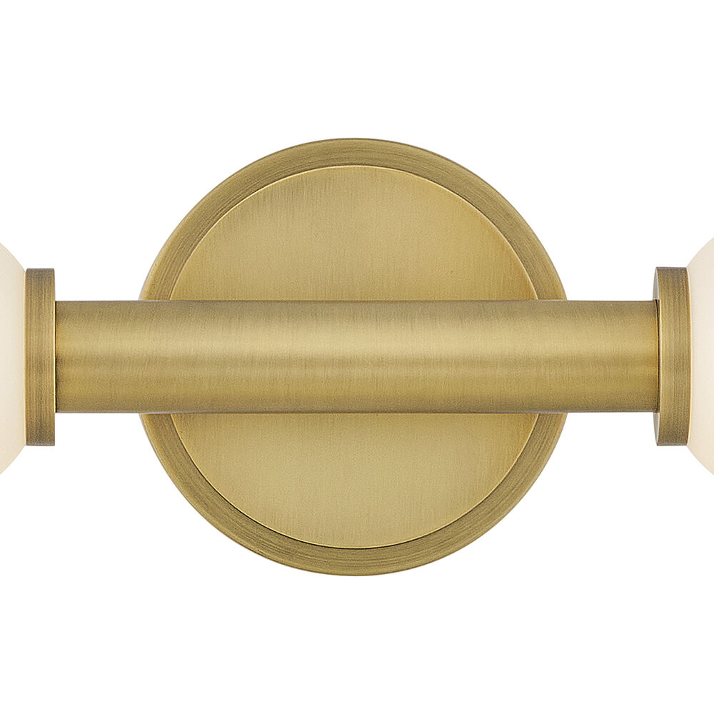 Lisa McDennon Trigo LED 6 inch Lacquered Brass Sconce Wall Light