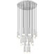 Stari 27 Light 36 inch Brushed Nickel Chandelier Ceiling Light