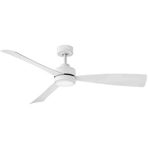 Iver 56 inch Matte White Fan, Coastal Elements