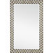 Macy 48 X 30 inch Natural and Brass Mirror