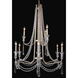 Barcelona 9 Light 34.5 inch Transcend Silver Chandelier Ceiling Light