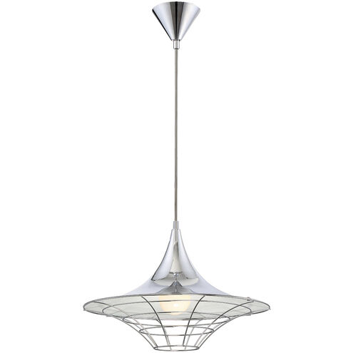 Windsor 1 Light 18 inch Chrome Pendant Ceiling Light