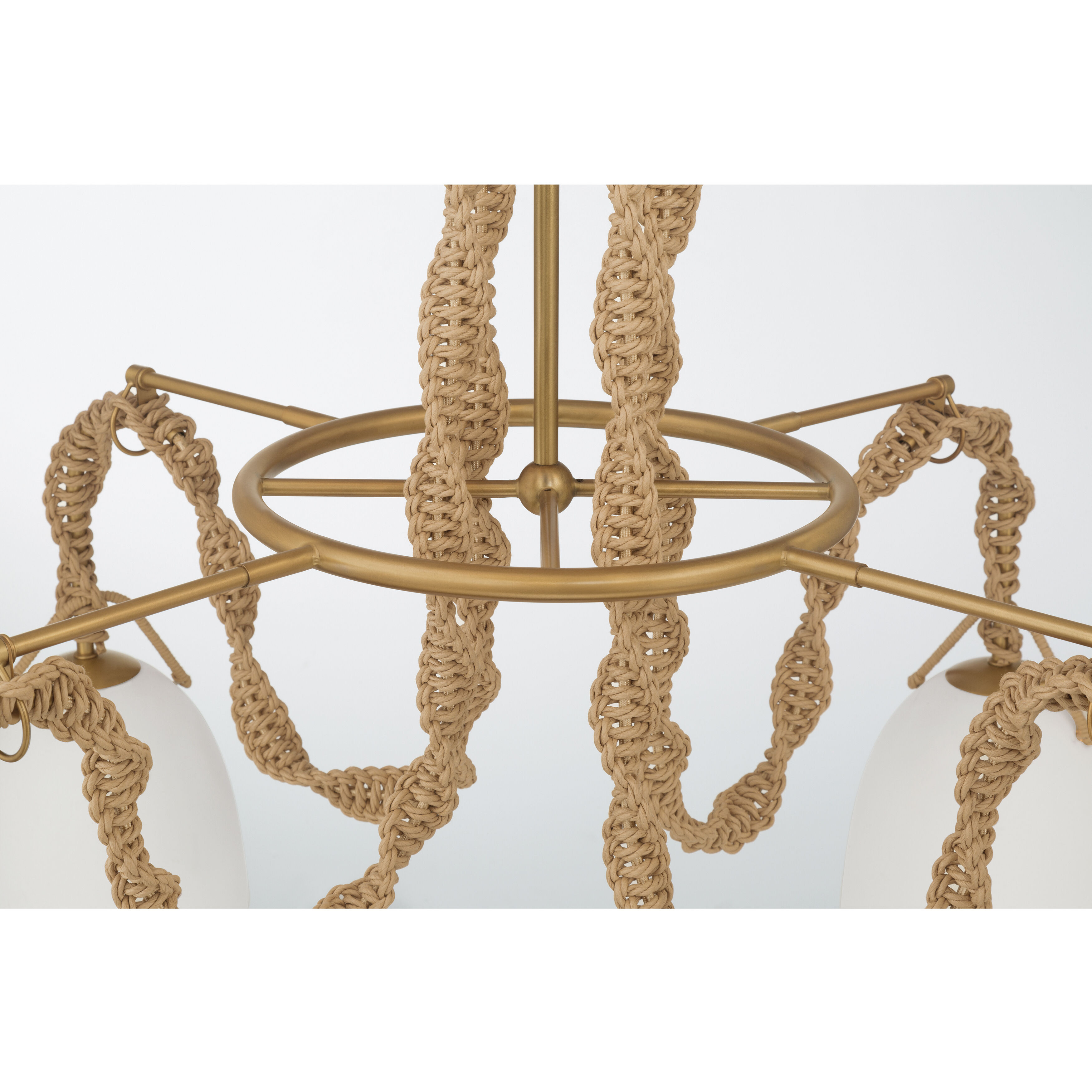 Cordon 4 Light 40 inch Legacy Brass Pendant Ceiling Light