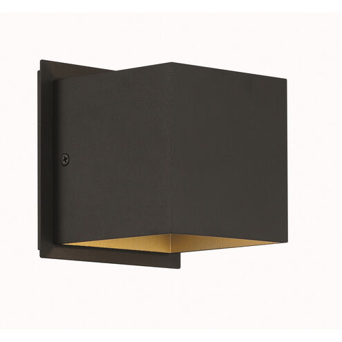 Arnsberg Louis 1 Light Black and Gold Wall Sconce Wall Light 223310132 - Open Box