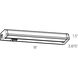 CounterLed Linear 1 Light 18 inch White Linear Ceiling Light, Under Cabinet Light