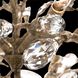 Budding 10 Light 39 inch Antique Silver Chandelier Ceiling Light