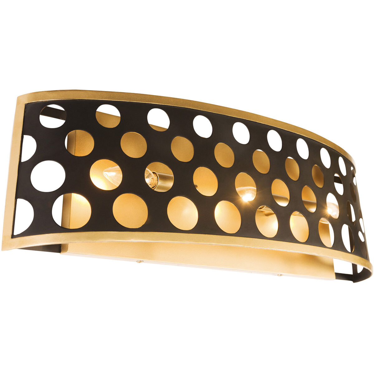 Bailey 3 Light 26 inch Gold Bath Vanity Wall Light