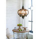 Anita 6 Light 18 inch Antique Black Chandelier Ceiling Light