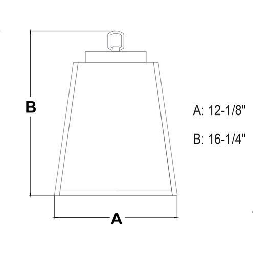 Grant LED 12 inch Burnished Bronze Pendant Ceiling Light