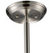 Pittsburgh 1 Light 7.5 inch Satin Nickel Mini Pendant Ceiling Light