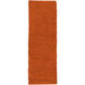 Aros 96 X 30 inch Burnt Orange Rug