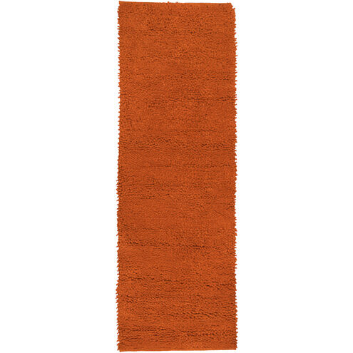 Aros 96 X 30 inch Burnt Orange Rug